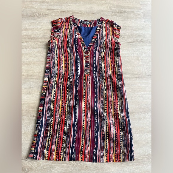 Sam Edelman Womens Bohemian Rhapsody Shift Dress Tribal Print Casual Size S - Picture 1 of 7